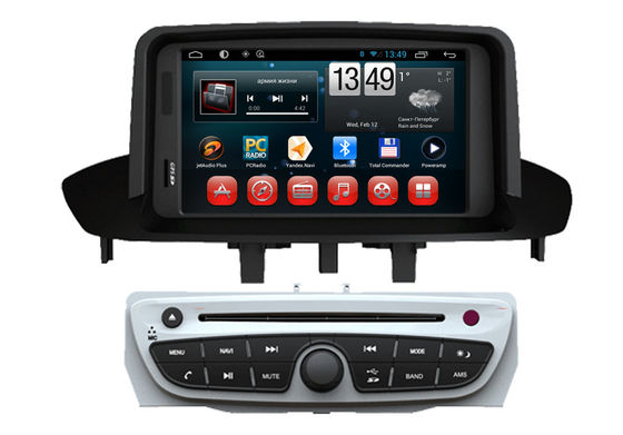 चीन Android 4.4 OS GPS Radio Tv Double Din Car DVD Player For  Megane 2014 आपूर्तिकर्ता